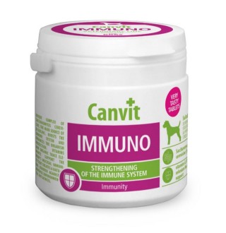 Canvit Immuno - вітамінна добавка для підвищення стійкості імунної системи собак, 100г