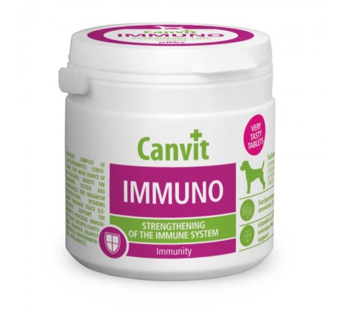 Вітаміни для собак Canvit Immuno 100 г