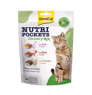 GimCat Nutri Pockets Вітамінні ласощі для котів Кантрі мікс 150 г - повсякденний
