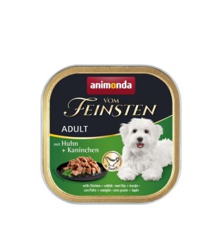 Вологий корм для собак Animonda Vom Feinsten Adult 150 г - курка і кролик