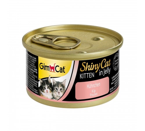 Вологий корм для кошенят GimCat Shiny Cat 70 г (курка)