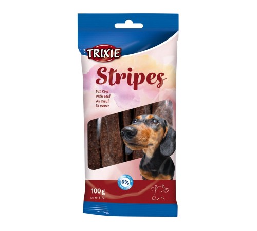 Ласощі для собак Trixie Stripes Light 100 г (яловичина)