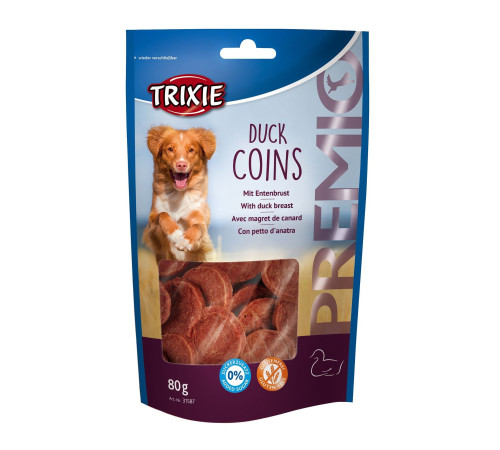 Ласощі для собак Trixie PREMIO Chicken Duck Coins 80 г (качка)