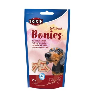 Ласощі для собак Trixie «Bonies» 75 г (яловичина та птиця)