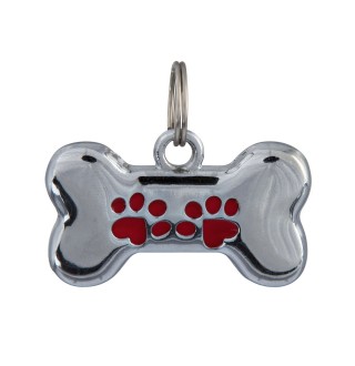 Брелок-адресник Trixie Кістка 3,5 x 2 см (метал)