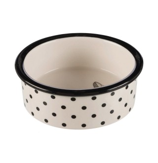 Миска керамічна Trixie «Zentangle» 300 мл / 12 см (кремова)