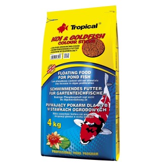 Сухий корм для ставкових риб Tropical Koi & Goldfish Colour Sticks в паличках 50 л