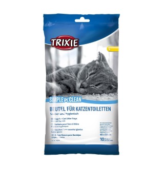 Пакети збиральні Trixie для котячих туалетів «Simple‘n‘Clean» 46 x 59 см, 10 шт.