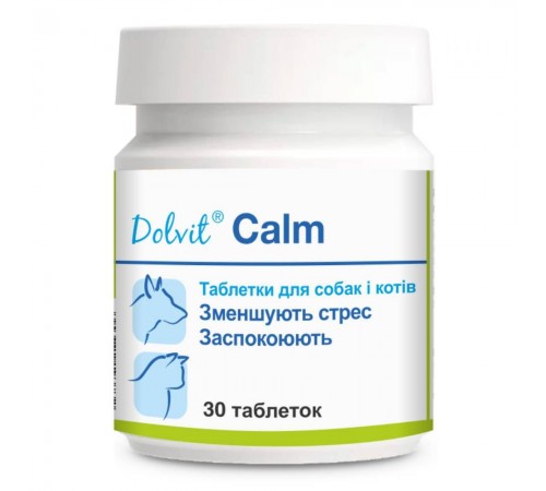 Таблетки для собак та котів Dolfos Dolvit Calm 30 шт