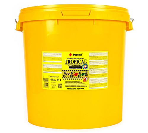 Сухий корм для акваріумних риб Tropical в пластівцях «Tropical» 21 л (для всіх акваріумних риб)