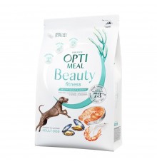 Cухий беззерновий корм для собак усіх порід Optimeal Beauty Fitness Healthy Weight & Joints 1,5 кг (морепродукти)