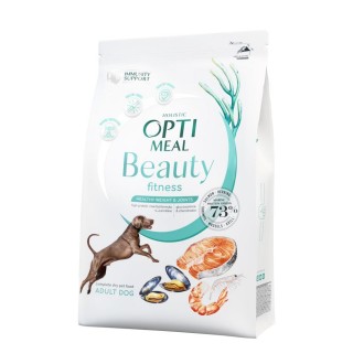 Cухий беззерновий корм для собак усіх порід Optimeal Beauty Fitness Healthy Weight & Joints 1,5 кг (морепродукти)