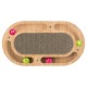Дряпка для котів Trixie Scratching Cardboard with Wooden Frame 46х4х25 см - коричневий