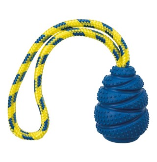 Іграшка для собак Trixie М'яч на канаті 7 см / 25 см (гума)