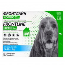 Краплі на холку для собак Boehringer Ingelheim Frontline Combo від 10 до 20 кг, 3 шт