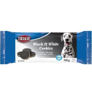 Ласощі для собак Trixie печиво Black & White Cookies, 100 г (курка)