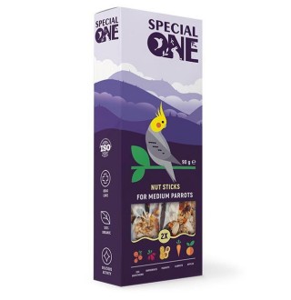 Ласощі для середніх папуг Special One 90 г / 2 шт (горіх)