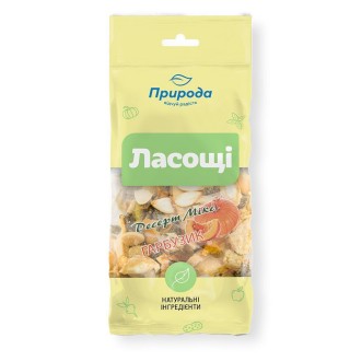 Ласощі для гризунів Природа «Десерт-мікс Гарбузик» 50 г (асорті)