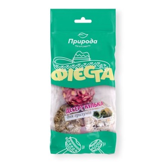 Ласощі для гризунів Природа Фієста «Кулька» 70 г (асорті)