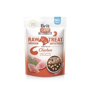 Ласощі для котів Brit Raw Treat Indoor & Antistress 40 г - курка