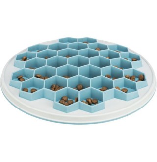 Миска-вулик пластикова для повільного годування Trixie ø 30 см (блакитна)