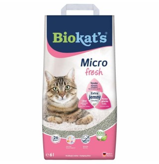 Наповнювач для котячого туалету Biokat's Micro Fresh 6 л - бентонітовий