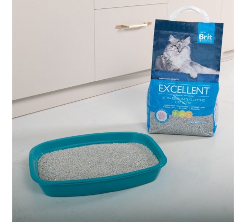 Наповнювач для котячого туалету Brit Fresh Excellent 5 кг - бентонітовий