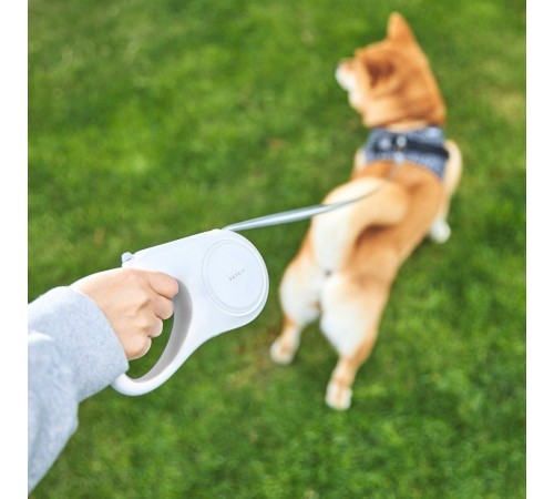 Повідець-рулетка Petkit зі стрічкою Travel Go Shine Pet Leash 3 м / 25 кг