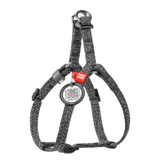 Шлея для cобак COLLAR WAUDOG Світловідбиваюча XS - сіра