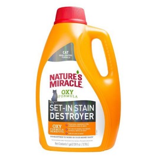 Знищувач плям і запахів котів Nature's Miracle «Set-In Stain Destroyer з формулою активного кисню Oxy Formula» 3,7 л