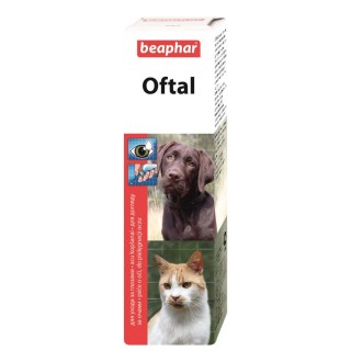 Beaphar Oftal - засіб для промивання очей собак і кішок, 50 мл