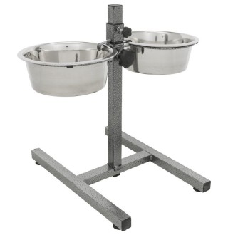 Стійка з мисками для собак Trixie 2 x 1,8 л / 20 см, h=40 см