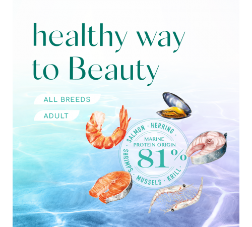 Сухий корм для котів Optimeal Beauty Fitness Healthy Weight & Joints 4 кг – морепродукти