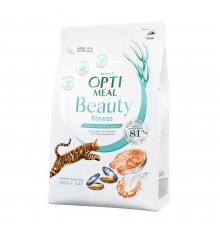 Сухий корм для котів Optimeal Beauty Fitness Healthy Weight & Joints 4 кг – морепродукти