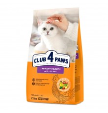 Сухий корм для котів при захворюваннях сечовивідних шляхів Club 4 Paws Premium Urinary 2 кг - курка