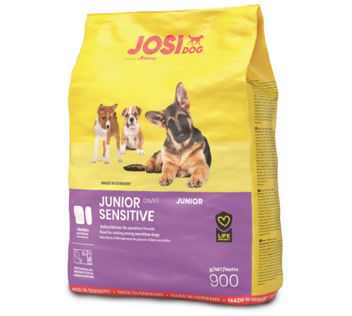 Сухий корм для цуценят Josera JosiDog Sensitive Junior 900 г - домашня птиця