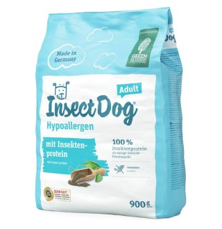 Сухий корм для собак Green Petfood InsectDog Adult Hypoallergen 900 г - комахи