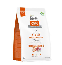 Сухий корм для собак Brit Care Dog Hypoallergenic Adult Medium Breed 3 кг - ягня