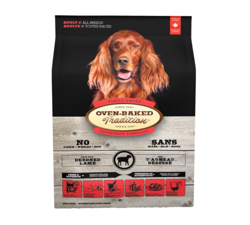 Сухий корм Oven-Baked Tradition Dog Adult 2,27 - ягня