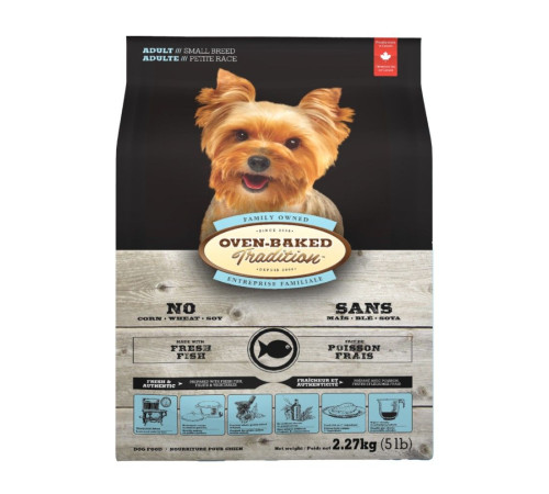 Сухий корм Oven-Baked Tradition Dog Adult Small Breed 1 кг - риба