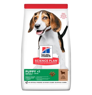 Сухий корм для цуценят Hill’s Science Plan Puppy Medium Breed 2,5 кг - ягня та рис