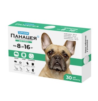 Таблетки для собак COLLAR Superium Панацея від 8 до 16 кг, 1 шт