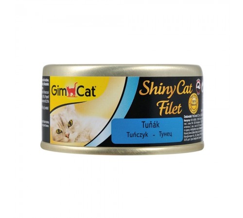 Вологий корм для котів GimCat Shiny Cat 70 г - тунець