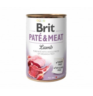 Вологий корм для собак Brit Care Pate & Meat 400 г - курка та ягня