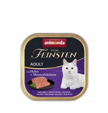 Вологий корм для котів Animonda Vom Feinsten Adult 100 г - курка та морепродукти
