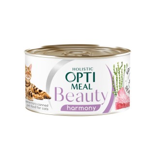 Вологий корм для котів Optimeal Beauty Harmony 70 г (тунець)