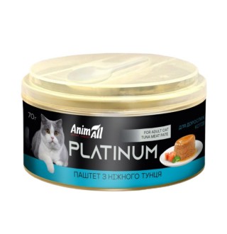 Вологий корм для котів AnimAll Platinum Adult 70 г - тунець