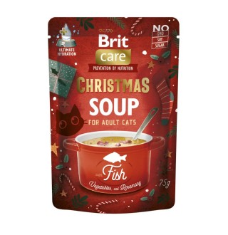 Вологий корм для котів Brit Care Christmas Fish Soup 75 г - риба