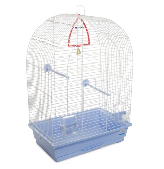 Клітка для птахів Природа «Арка» 44 x 27 x 65 см (блакитна)