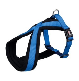 Шлея-вісімка Trixie нейлонова «Premium» S 35-50 см / 20 мм (синя)